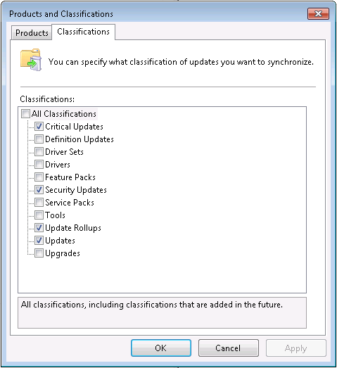 wsus-classifications